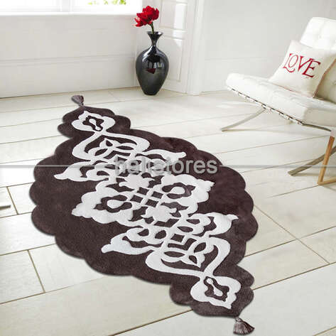 Halıstores Reserve Kişiye Özel Tasarım Halı Damask Vizon-Beyaz - 3