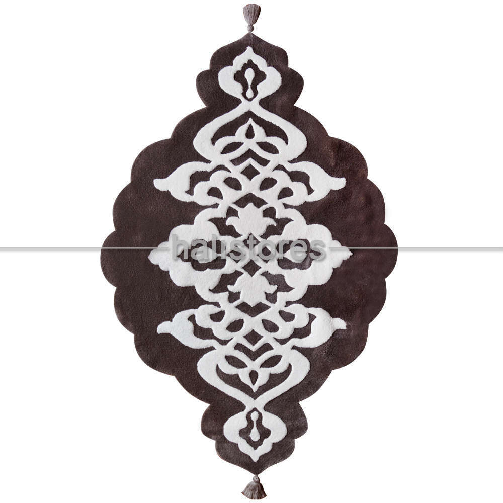 Halıstores Reserve Kişiye Özel Tasarım Halı Damask Vizon-Beyaz