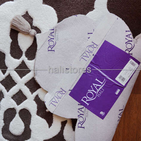 Halıstores Reserve Kişiye Özel Tasarım Halı Damask Vizon-Beyaz - 6