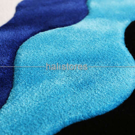 Halıstores Reserve Kişiye Özel Tasarım Halı Degrade Mavi - 5