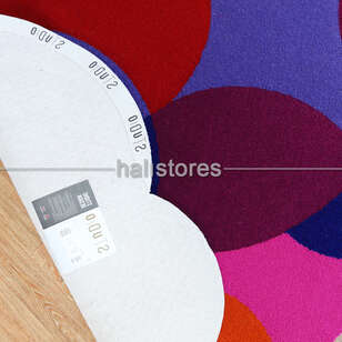 Halıstores Reserve Kişiye Özel Tasarım Halı Renkli Daireler 02 (5)