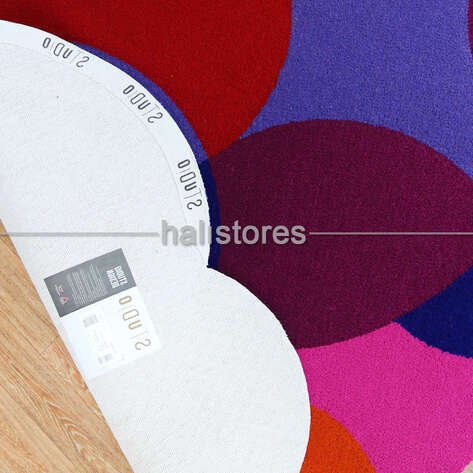 Halıstores Reserve Kişiye Özel Tasarım Halı Renkli Daireler 02 - 5