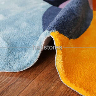 Halıstores Reserve Kişiye Özel Tasarım Halı Renkli Daireler (4)
