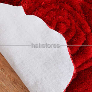 Halıstores Reserve Kişiye Özel Tasarım Kırmızı Gül Halı (5)