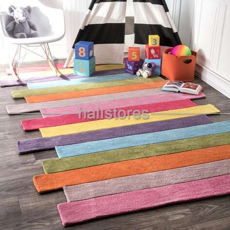 Halıstores Reserve Kişiye Özel Tasarım Renkli Çocuk Halısı - 2