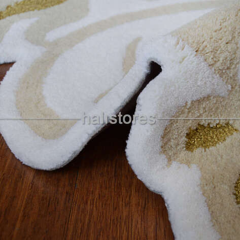 Halıstores Reserve Kişiye Özel Tasarım Sultan Ekru-Gold Halı - 5