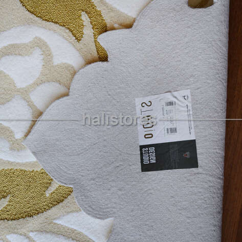 Halıstores Reserve Kişiye Özel Tasarım Sultan Ekru-Gold Halı - 6