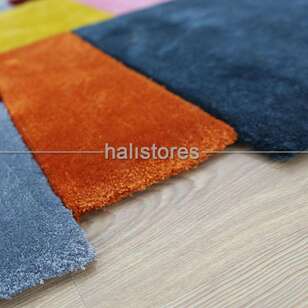 Halıstores Reserve Kişiye Özel Tasarım Yolluk Halı Renkli Kareler (11)