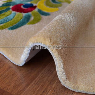 Halıstores Reserve Kişiye Özel Tasarım Yuvarlak Halı Tavus Kuşu (4)