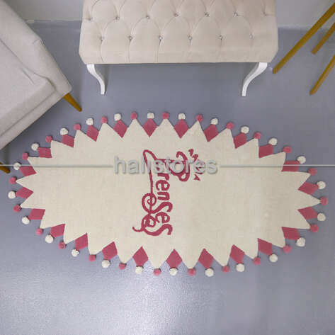 Halıstores Reserve Özel Tasarım Pembe Prenses Halı - 5