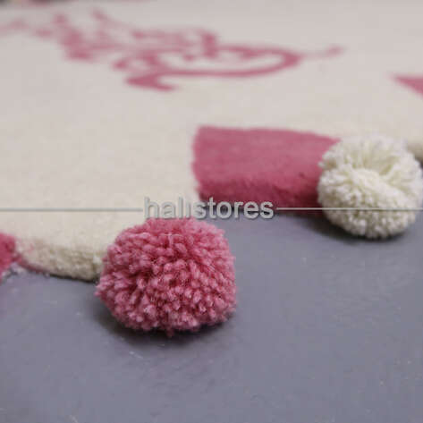 Halıstores Reserve Özel Tasarım Pembe Prenses Halı - 7