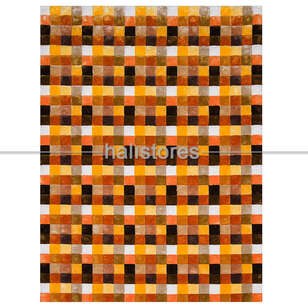 Halıstores Reserve Renkli Kareler Halı Q534A (1)