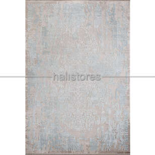 Halıstores Salon Halısı Sea 2964 Gri-Mavi (1)