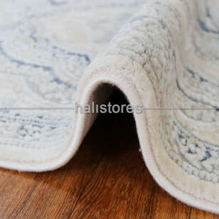 Halıstores Salon Halısı Sezi SZ10 Beyaz-Mavi (3)