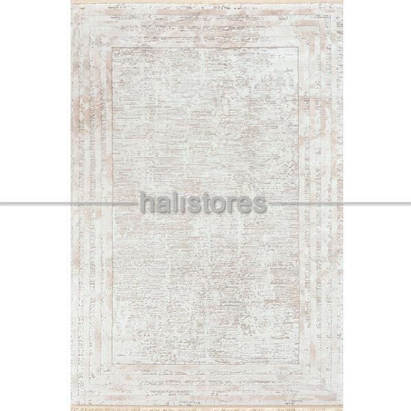 Halıstores Salon Halısı Sezi SZ78  Beyaz Bej