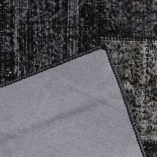 Halıstores Siyah Patchwork Halı 160x230cm (6)
