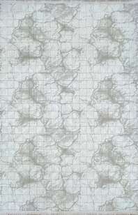 Halıstores Stone Modern Desenli Dekoratif Krem - Bej Saçaklı Salon Halısı ST6 (2)