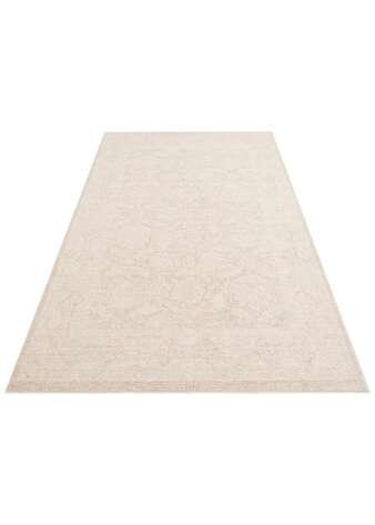 Halıstores Vintage Eskitme Desenli Modern Yumuşak Dokulu Makine Halısı Shr 01 Krem - 2