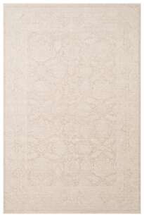Halıstores Vintage Eskitme Desenli Modern Yumuşak Dokulu Makine Halısı Shr 01 Krem (1)
