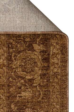 Halıstores Vintage Eskitme Desenli Modern Yumuşak Dokulu Makine Halısı Shr 03 Bej - 6