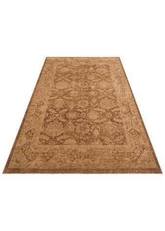 Halıstores Vintage Eskitme Desenli Modern Yumuşak Dokulu Makine Halısı Shr 01 Bej - 2