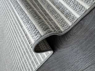 Halıstores Yıkanabilir Hav ve Toz Vermeyen Kaymaz Tabanlı Sisal Halı S3 Gri Krem (2)