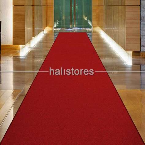 Halıstores Yolluk Halı Bordo-Kırmızı Protokol Halısı - 1