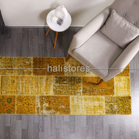 Hardal Patchwork Halı - 4