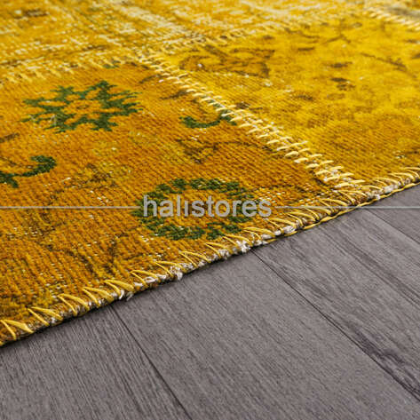 Hardal Patchwork Halı - 9