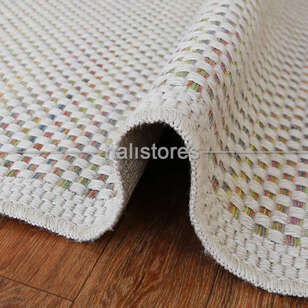 İnce Dekoratif Renkli Jüt Kilim Halı 4204 (3)