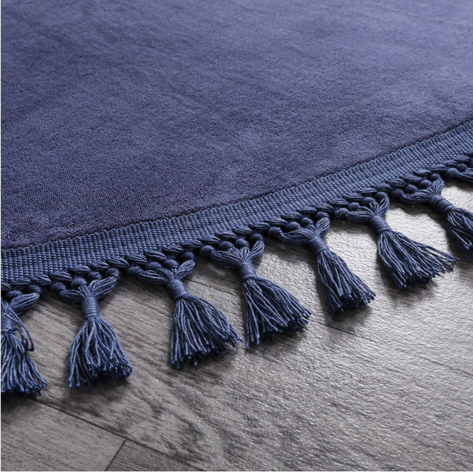 İndigo Peluş Yıkanabilir Halı - 5