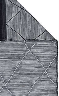 İskandinav Desenli Hav Toz Vermez Yıkanabilir Modern Desenli Dokuma Kilim Arya Arc 02 Gri  - 4