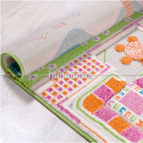 İvi Halı İkiz Evler Mavi 100x150 - 7