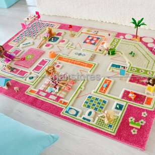 İvi Halı Midivi Evcilik Pembe 100x150 (2)