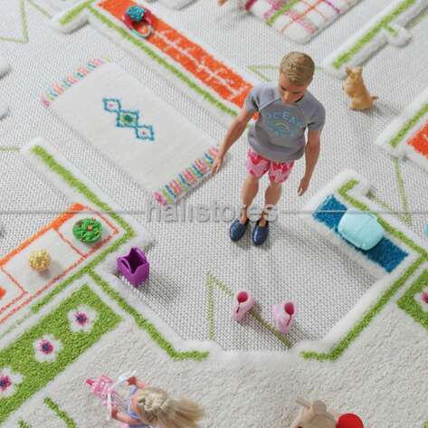 İvi Halı Midivi Evcilik Pembe 100x150 - 4