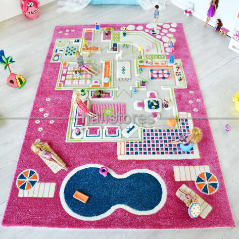 İvi Halı Midivi Evcilik Pembe - 1