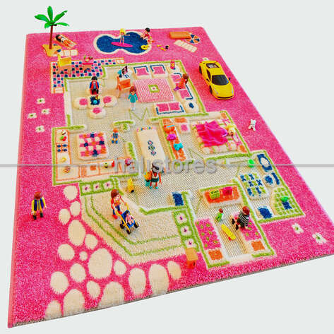 İvi Halı Midivi Evcilik Pembe - 3