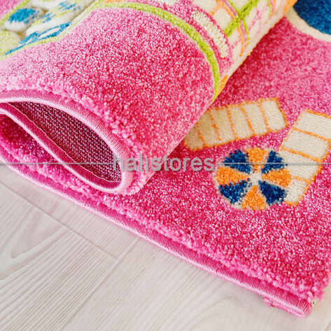 İvi Halı Midivi Evcilik Pembe - 4