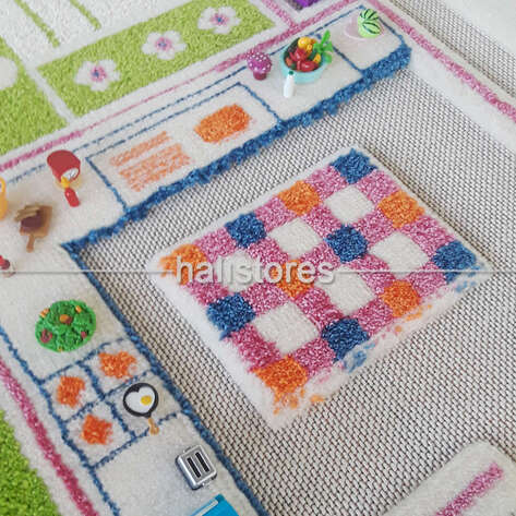 İvi Halı Midivi Evcilik Yeşil 100x150 - 6