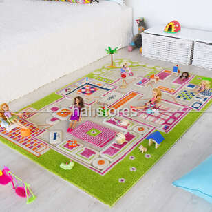 İvi Halı Midivi Evcilik Yeşil 100x150 (1)
