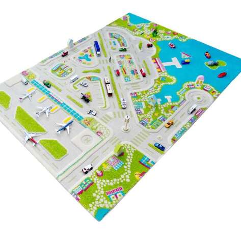 İvi Halı Midivi Mini City Turkuaz - 1