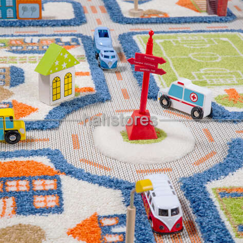 İvi Halı Midivi Trafik Mavi 80x150 - 6