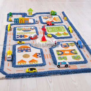 İvi Halı Midivi Trafik Mavi 80x110 (2)