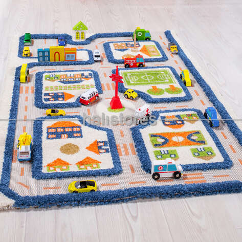 İvi Halı Midivi Trafik Mavi 80x110 - 2