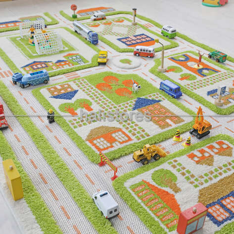 İvi Halı Midivi Trafik Yeşil - 3