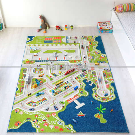 İvi Halı Mini City Mavi 150 x 220 - 2