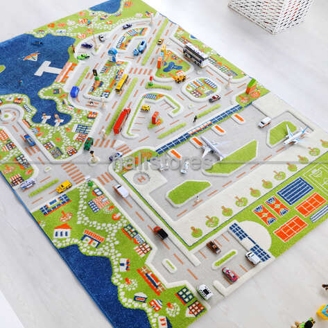İvi Halı Mini City Mavi 150 x 220 - 3