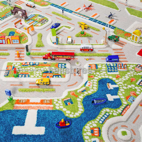 İvi Halı Mini City Mavi 150 x 220 - 4