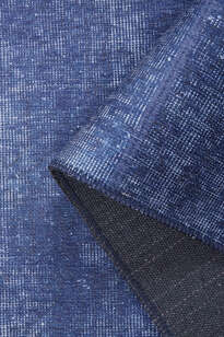 Patchwork Desenli Dokuma Taban Dekoratif Lacivert Halı HS 63 (4)