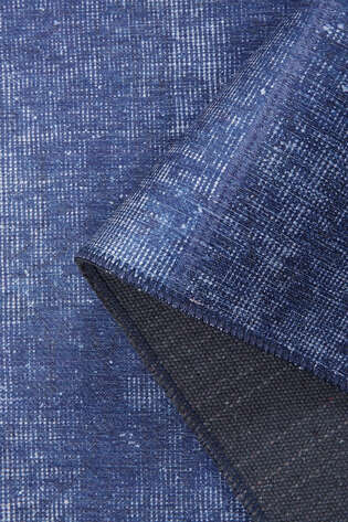 Patchwork Desenli Dokuma Taban Dekoratif Lacivert Halı HS 63 - 4